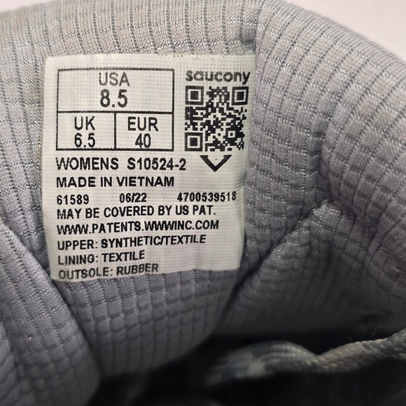 Saucony Womens Versafoam Excursion TR13 Trail Running Shoes Gray Size 8.5 - Picture 10 of 10